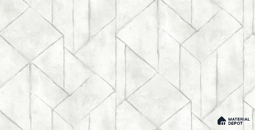 10256-1 | 5.18 Meter x 42 Inch PVC Geometric Look Wallpaper - 59.5 Sq. Ft. | Minimum 15% wastage during installation