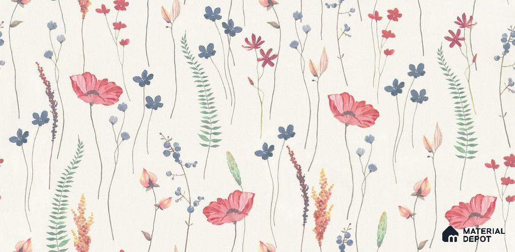 10263-3 | 17ft x 3.5 ft (42 Inches) Florals Look Wallpaper - 59 Sq. Ft. | Minimum 15% wastage during installation