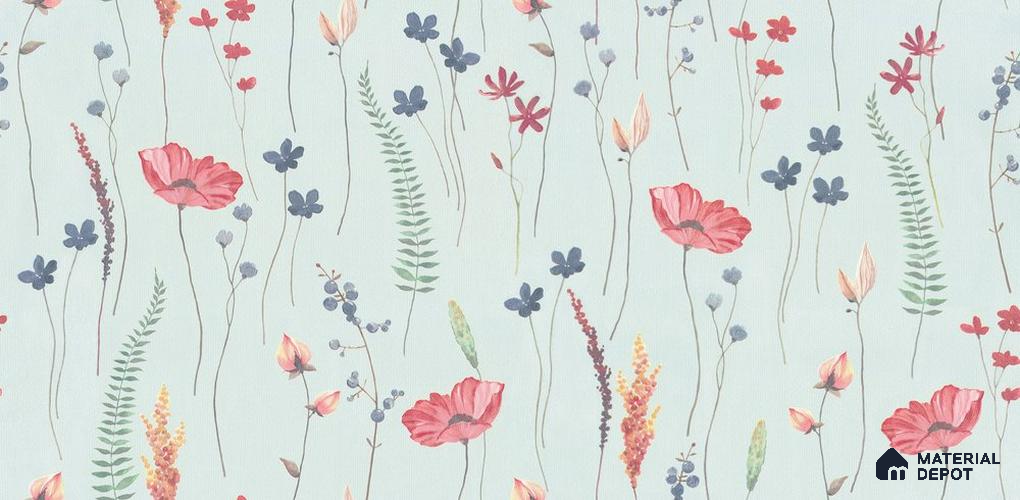 10263-4 | 17ft x 3.5 ft (42 Inches) Florals Look Wallpaper - 59 Sq. Ft. | Minimum 15% wastage during installation