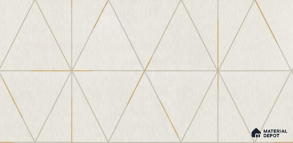 10270-1 | 17ft x 3.5 ft (42 Inches) Geometric Look Wallpaper - 59 Sq. Ft. | Minimum 15% wastage during installation