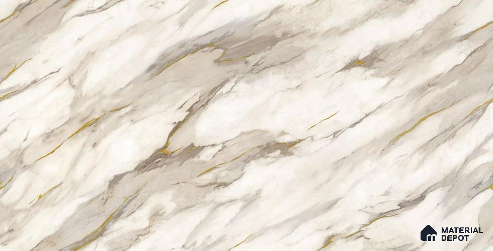 10279-2 | 17ft x 3.5 ft (42 Inches) Marble Look Wallpaper - 59 Sq. Ft. | Minimum 10% wastage during installation