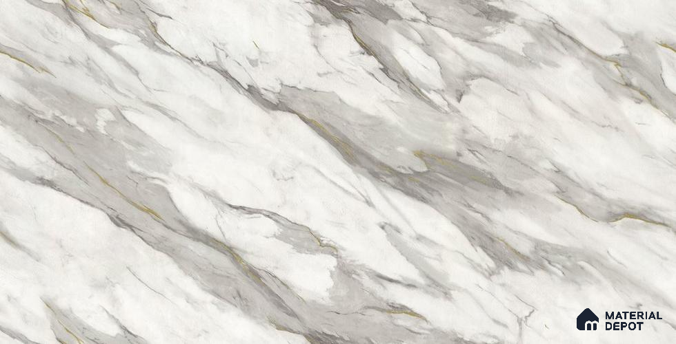 10280-3 | 17ft x 3.5 ft (42 Inches) Marble Look Wallpaper - 59 Sq. Ft. | Minimum 10% wastage during installation