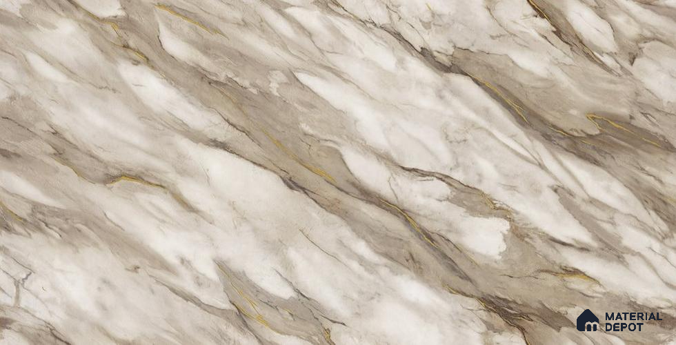 10280-4 | 17ft x 3.5 ft (42 Inches) Marble Look Wallpaper - 59 Sq. Ft. | Minimum 10% wastage during installation