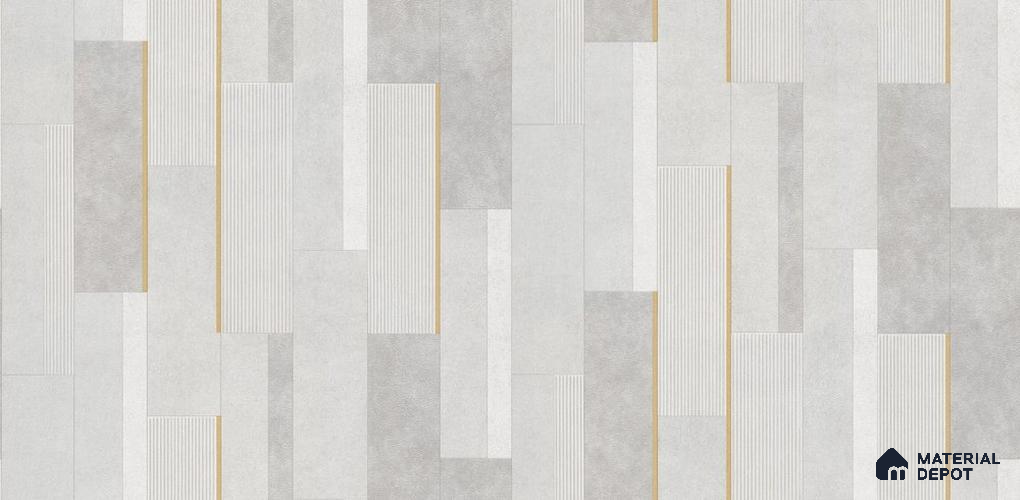 10300-2 17ft x 3.5 ft (42 Inches) Patterned Look Wallpaper - 59 Sq. Ft. | Minimum 15% wastage during installation
