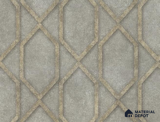 10307-3 | 17ft x 3.5 ft (42 Inches) Geometric Look Wallpaper - 59 Sq. Ft. | Minimum 15% wastage during installation
