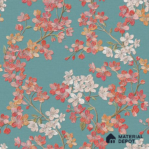 322205 | 32 ft x 1.73 ft (20.76 Inches) Florals Look Wallpaper - 57.05 Sq. Ft. | Minimum 15% wastage during installation