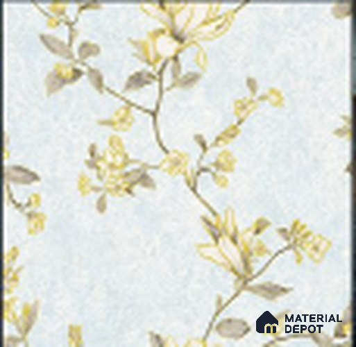 KA 7011 | 10 Meter x 20.86 Inches Florals Look PVC Wallpaper - 56.94 Sq. Ft | Minimum 15% wastage during installation