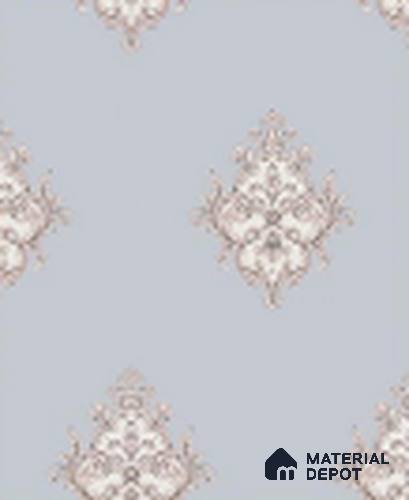 KA 7015 | 10 Meter x 20.86 Inches Damask Look PVC Wallpaper - 56.94 Sq. Ft | Minimum 15% wastage during installation