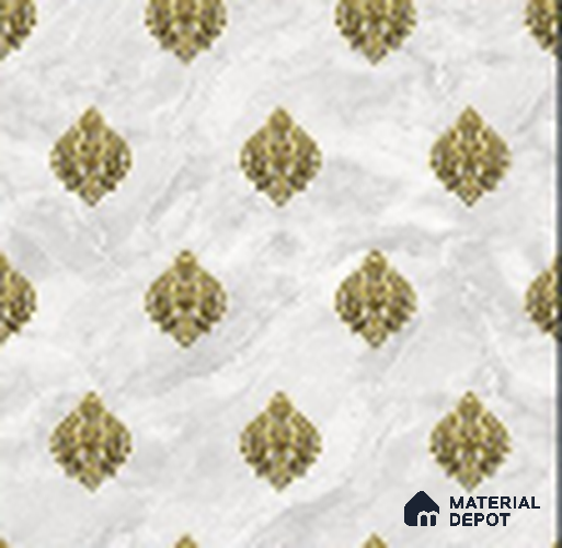 KA 7038 | 10 Meter x 20.86 Inches Damask Look PVC Wallpaper - 56.94 Sq. Ft | Minimum 15% wastage during installation
