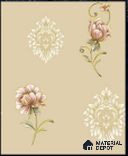 KA 7045 | 10 Meter x 20.86 Inches Florals Look PVC Wallpaper - 56.94 Sq. Ft | Minimum 15% wastage during installation