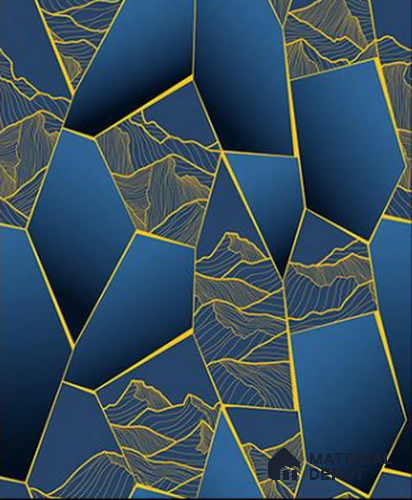 RG7001 | 10 Meter x 20.86 Inches Abstract Look PVC Wallpaper - 56.94 Sq. Ft | Minimum 15% wastage during installation