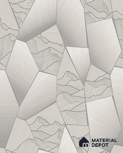 RG7004 | 10 Meter x 20.86 Inches Abstract Look PVC Wallpaper - 56.94 Sq. Ft | Minimum 15% wastage during installation