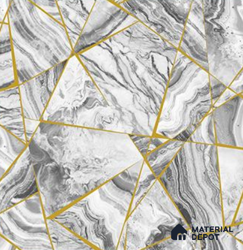 RG7009 | 10 Meter x 20.86 Inches Abstract Look PVC Wallpaper - 56.94 Sq. Ft | Minimum 15% wastage during installation