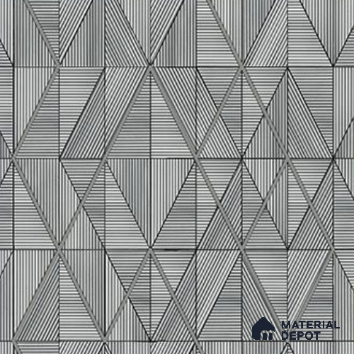 RG7021 | 10 Meter x 20.86 Inches Geometric Look PVC Wallpaper - 56.94 Sq. Ft | Minimum 15% wastage during installation