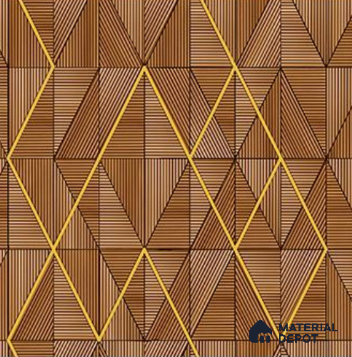 RG7023 | 10 Meter x 20.86 Inches Geometric Look PVC Wallpaper - 56.94 Sq. Ft | Minimum 15% wastage during installation