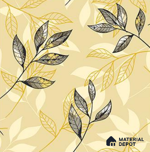 RG7025 | 10 Meter x 20.86 Inches Florals Look PVC Wallpaper - 56.94 Sq. Ft | Minimum 15% wastage during installation