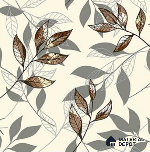 RG7026 | 10 Meter x 20.86 Inches Florals Look PVC Wallpaper - 56.94 Sq. Ft | Minimum 15% wastage during installation