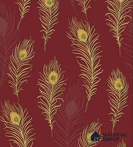 RG7035 | 10 Meter x 20.86 Inches Patterned Look PVC Wallpaper - 56.94 Sq. Ft | Minimum 15% wastage during installation