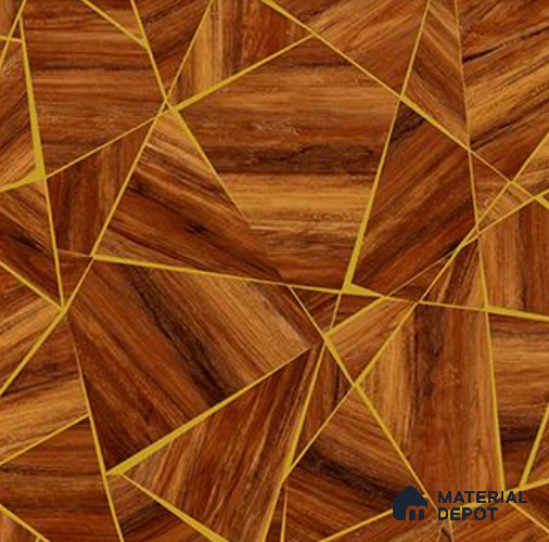 RG7056 | 10 Meter x 20.86 Inches Geometric Look PVC Wallpaper - 56.94 Sq. Ft | Minimum 15% wastage during installation