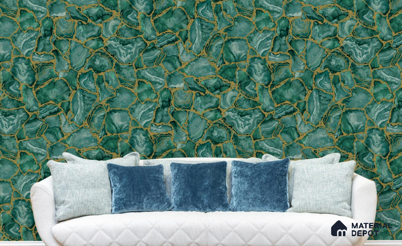 RG7058 | 10 Meter x 20.86 Inches Abstract Look PVC Wallpaper - 56.94 Sq. Ft | Minimum 15% wastage during installation
