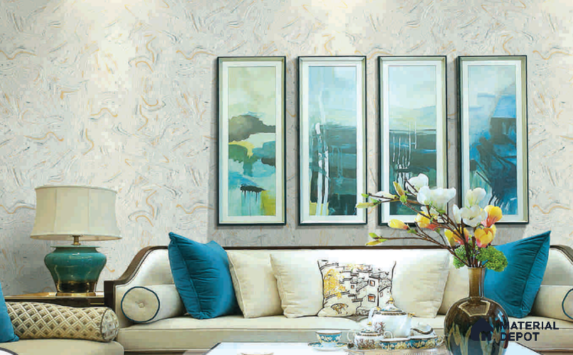 Rahira Series RH8023 10 Meter x 21 Inches Patterned look Wallpaper - 57.05 Sq. Ft.