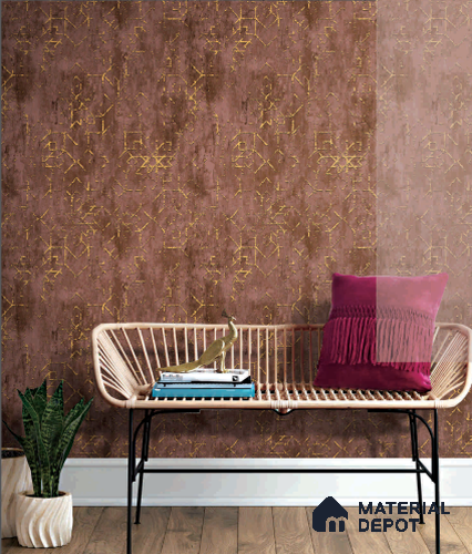 Rahira Series RH8033 10 Meter x 21 Inches Patterned look Wallpaper - 57.05 Sq. Ft.