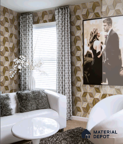 Rahira Series RH8049 10 Meter x 21 Inches Patterned look Wallpaper - 57.05 Sq. Ft.