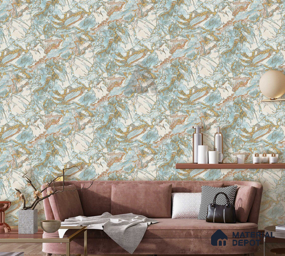 454-2 | 9.75 Meter x 20 Inches Patterned Look Wallpaper - 52 Sq. Ft.