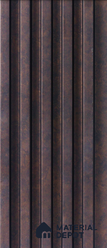 Brown Wooden Louver  4510 8 ft x 4.8 inch Charcoal Panel - 12 mm | Suitable for Feature Wall, TV Unit & Living Room | Width is Subjected to 5% Variation