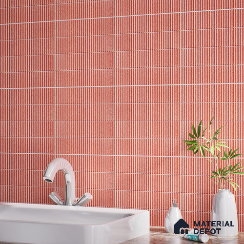 TL 07173 B Blend Cosmo Cipria 1 ft x 1 ft Glossy Finish Ceramic Tile - 10 mm | Please Expect a Slight Variation of Pattern