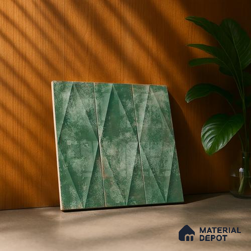 TL 07182 Plaka Cosmo Aviation 1 ft x 1 ft Glossy Finish Ceramic Tile - 10 mm