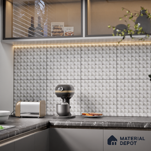 TL 07185 E Brillo Nexo Zafra 1 ft x 1 ft Matte Finish Ceramic Tile - 10 mm