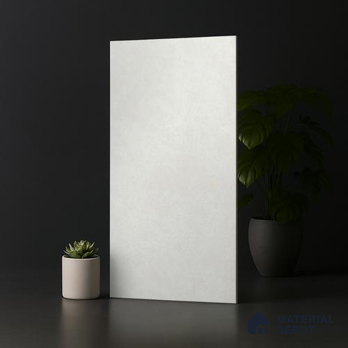 Cement Floor & Wall Tile TL 07899 B Levels White 4 ft x 2 ft Matte Finish Endless Vitrified Tile - 9 mm  | Suitable For living Room, Bedroom, Bathroom