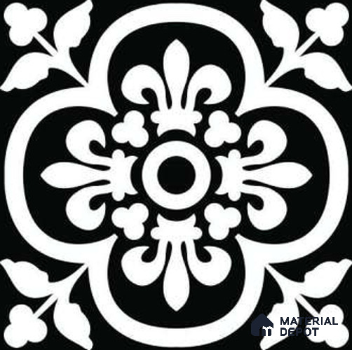 Tile TL 12413 12 inch x 12 inch Ceramic Finish Tile - 9 mm