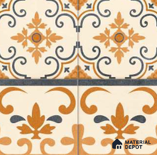 Tile TL 12415 12 inch x 12 inch Ceramic Finish Tile - 9 mm