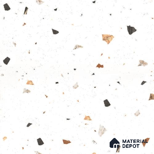 Terrazzo Wall & Floor Tile TL 09454 Remzi Terrazzo 2 ft x 2 ft Fusion Finish Vitrified Tile - 9 mm | 6 Random Design | Suitable For Living Room, Kitchen, Bathroom