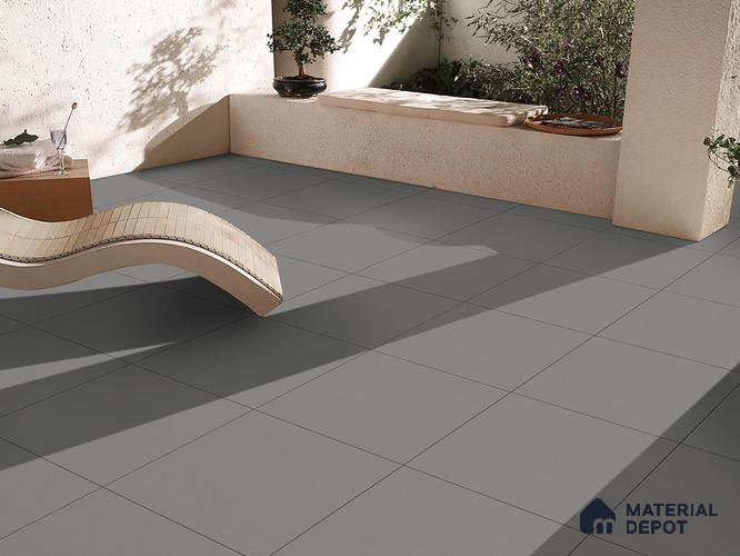 Stone Wall & Floor Tile TL 09489 B Neo Steel 2 ft x 2 ft Lappato Matte Finish Vitrified Tile - 9 mm | 1 Random Design | Suitable For Living Room, Bedroom, Bathroom