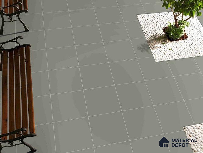 Cement Floor Tile TL 09491 F Splate Olive 2 ft x 2 ft Full Body Matte Finish Vitrified Tile - 15 mm | 1 Random Design | Suitable For Living Room, Bedroom, Bathroom