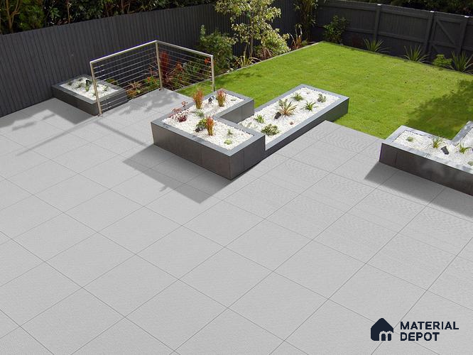 Plain Floor Tile TL 09488 B Prazzle Smoke 2 ft x 2 ft Matte Finish Vitrified Tile - 9 mm | 1 Random Design | Suitable For Living Room, Bedroom, Bathroom | Please Expect a Slight Variation of Pattern