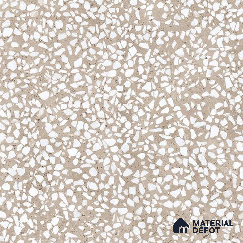 Terrazzo Wall & Floor Tile TL 09481 B Monolithic Coral 2 ft x 2 ft Matte Finish Vitrified Tile - 9 mm | 3 Random Design | Suitable For Living Room, Kitchen, Bathroom
