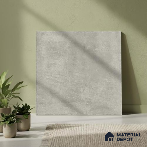 Cement Floor Tile TL 10102 Modulo Grey 20 x 20 inch Matte Finish Vitrified Anti Skid Tile - 12 mm | Suitable For Balcony, Patio, Outdoor | Pattern Alignment May Vary | 2-3 mm Spacer is Mandatory