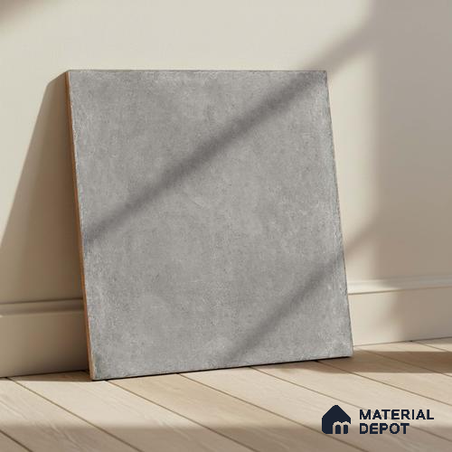 Cement Floor Tile TL 10104 Modulo Smoke 20 x 20 inch Matte Finish Vitrified Anti Skid Tile - 12 mm | Suitable For Balcony, Patio, Outdoor | Pattern Alignment May Vary | 2-3 mm Spacer is Mandatory
