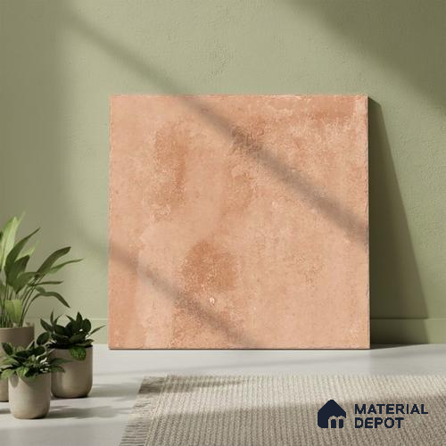 Stone Floor Tile TL 10110 Modulo Clay 20 x 20 inch Matte Finish Vitrified Anti Skid Tile - 12 mm | Suitable For Balcony, Patio, Outdoor | Pattern Alignment May Vary | 2-3 mm Spacer is Mandatory