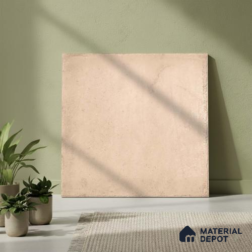 Stone Floor Tile TL 10106 Modulo Pearl 20 x 20 inch Matte Finish Vitrified Anti Skid Tile - 12 mm | Suitable For Balcony, Patio, Outdoor | Pattern Alignment May Vary | 2-3 mm Spacer is Mandatory