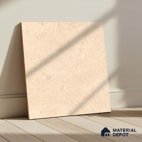 Stone Floor Tile TL 10105 Modulo Sand 20 x 20 inch Matte Finish Vitrified Anti Skid Tile - 12 mm | Suitable For Balcony, Patio, Outdoor | Pattern Alignment May Vary | 2-3 mm Spacer is Mandatory