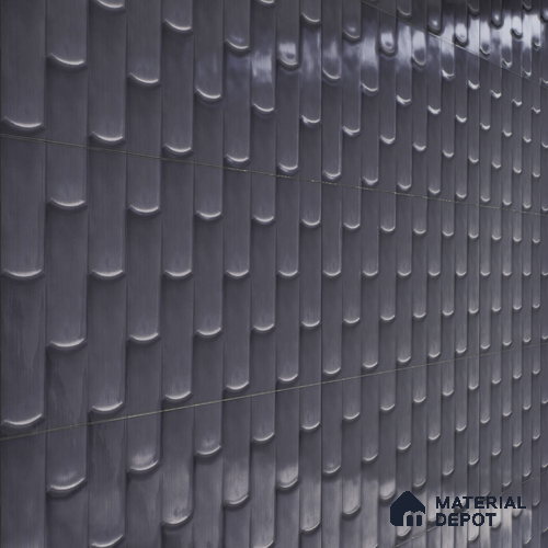 Faux Subway Wall Tile TL 04692 Gradient Solara Grana Grey 2 ft x 1 ft Ceramic Glossy Finish - 9 mm | Suitable For Kitchen, Bathroom Walls and Backsplashes | Please Expect a Slight Variation of Pattern