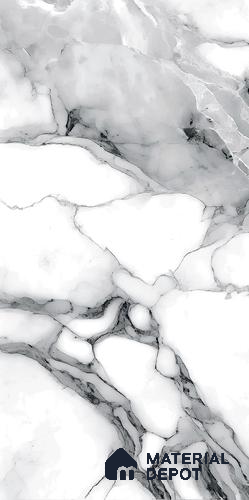 Marble Floor & Wall Tile TL 09186 Fluid Grey 4 ft x 2 ft Dazzle Finish Vitrified Tile - 9 mm | 3 Random Design | Suitable For Living Room, Bedroom, Dining Area