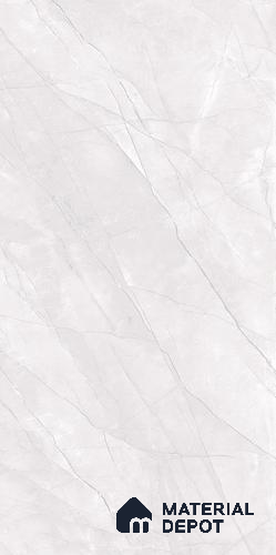 Marble Floor & Wall Tile TL 09213 Vezin Bianco Ting 4 ft x 2 ft Dazzy Finish Vitrified Tile - 9 mm | 6 Random Design | Suitable For Living Room, Bedroom, Dining Area