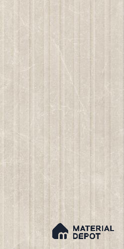 Punch Floor & Wall Tile TL 09262 Pulse Crema Glit Wave 4 ft x 2 ft Fusion Finish Vitrified Tile - 9 mm | 6 Random Design | Suitable For Living Room, Bedroom, Dining Area