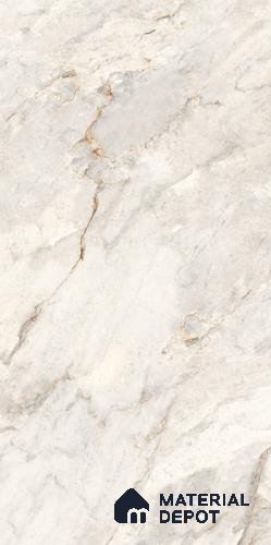 Marble Floor & Wall Tile TL 09271 Satuario Brasiliano Glit 4 ft x 2 ft Fusion Finish Vitrified Tile - 9 mm | 6 Random Design | Suitable For Living Room, Bedroom, Dining Area